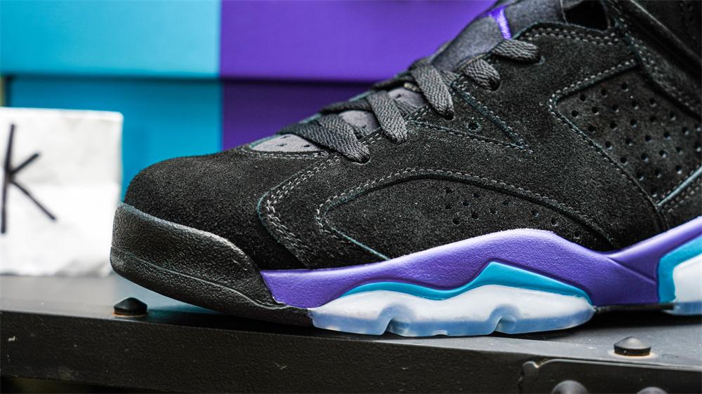 PK GOD Jordan Air Jordan 6 Aqua Black Purple RETAIL MATERIALS READY TO SHIP